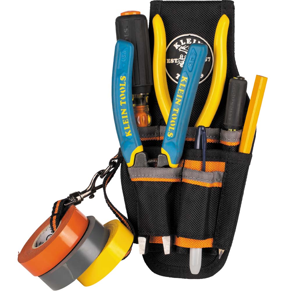Klein Tools Pro Tool Pouch with 9 Pockets