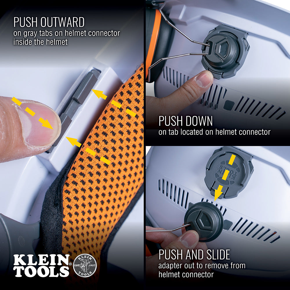 Klein Tools Full Brim Hard Hat Earmuffs