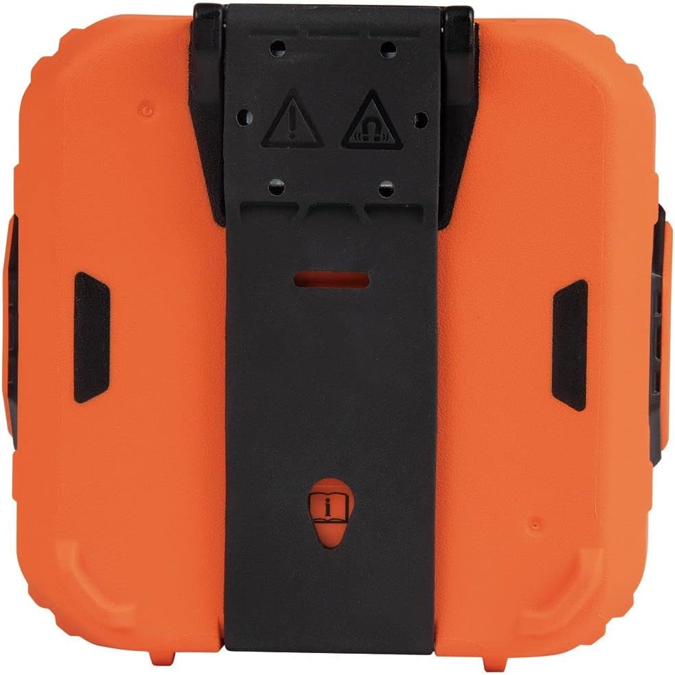 Klein Tools Wireless Portable Audio and Answers Calls Hands Free Bluetooth Speaker with Magnetic Strap