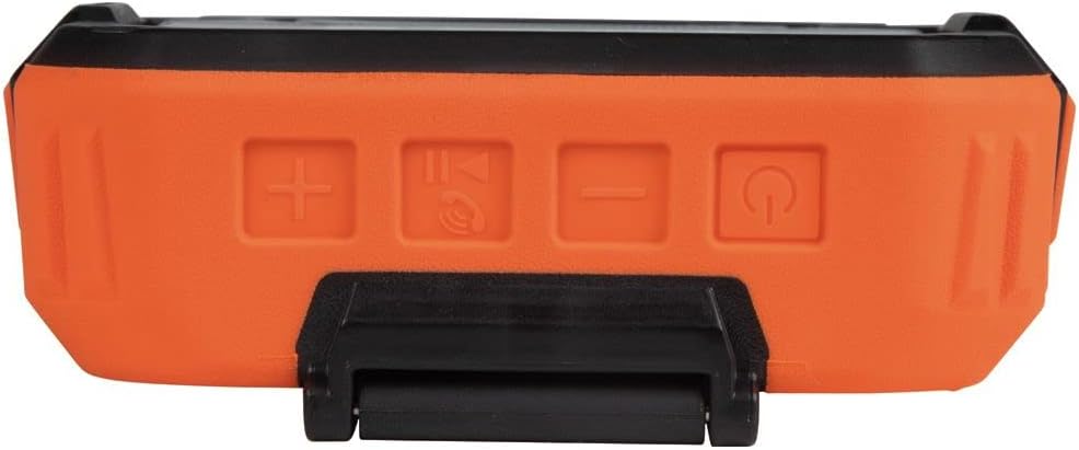 Klein Tools Wireless Portable Audio and Answers Calls Hands Free Bluetooth Speaker with Magnetic Strap