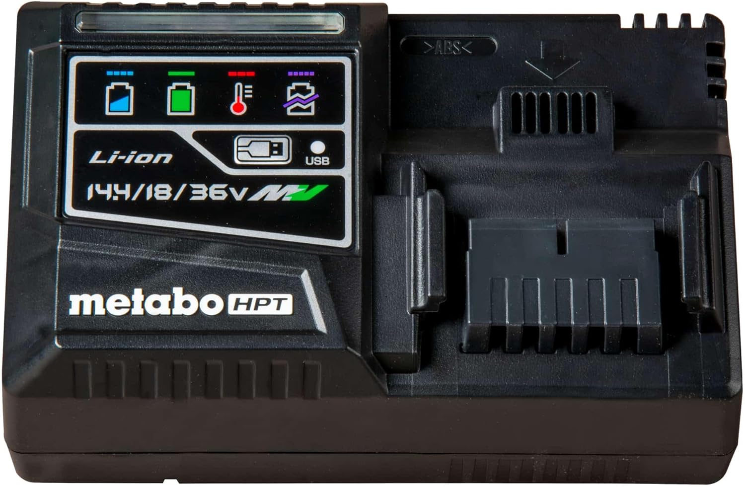 Metabo UC18YSL3M 18V HPT Rapid Battery Charger with USB Port