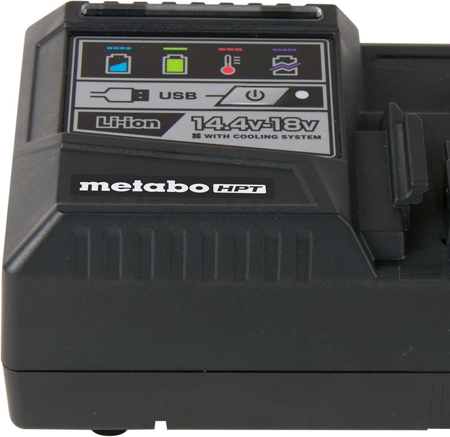 Metabo UC18YSL3M 18V HPT Rapid Battery Charger with USB Port