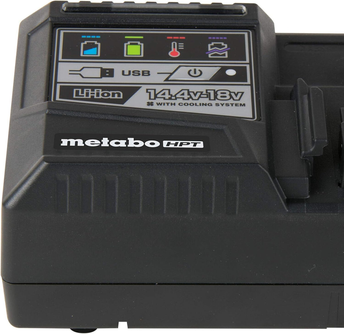 Metabo UC18YSL3M 18V HPT Chargeur de batterie rapide avec port USB