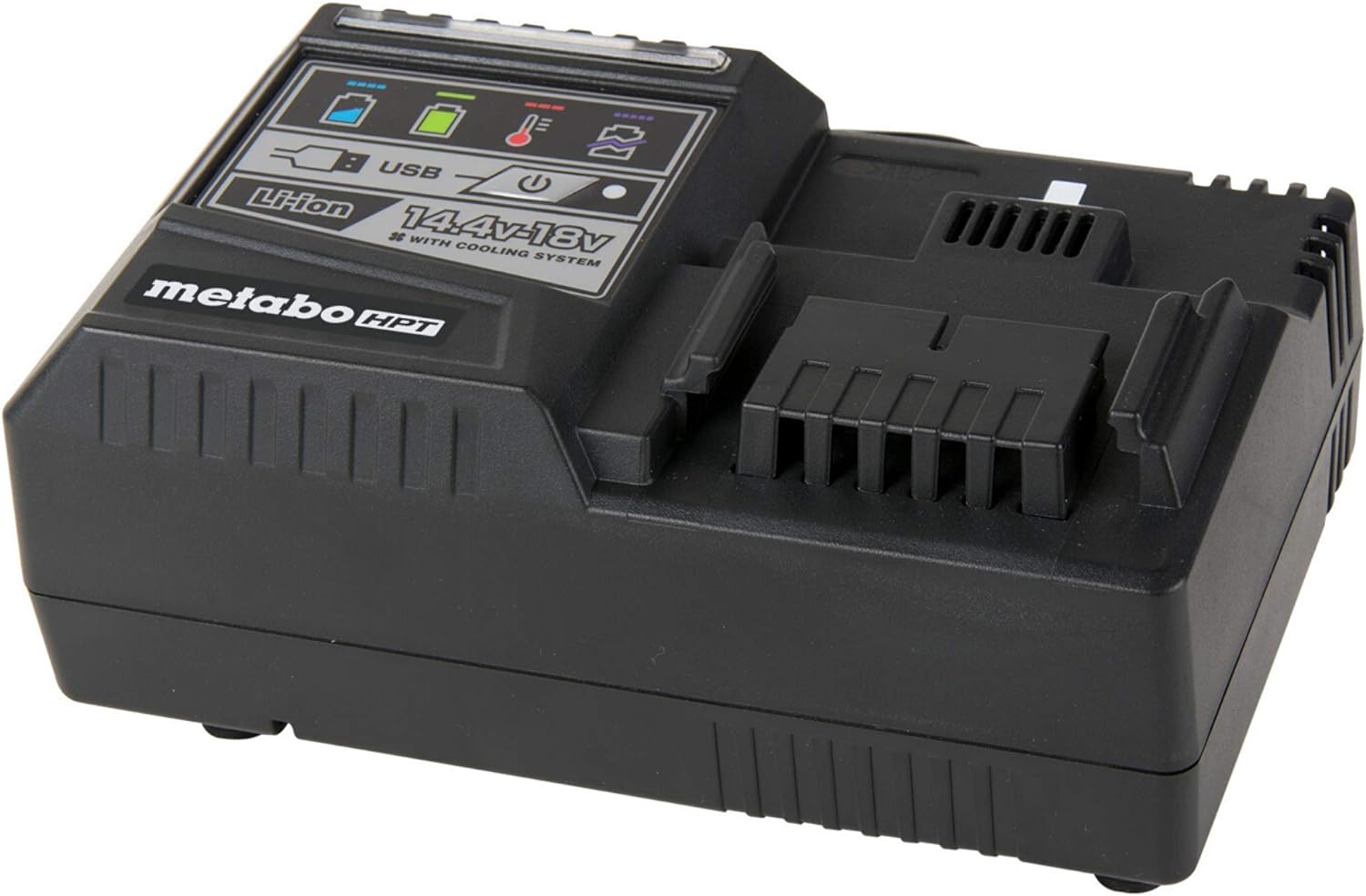 Metabo UC18YSL3M 18V HPT Rapid Battery Charger with USB Port