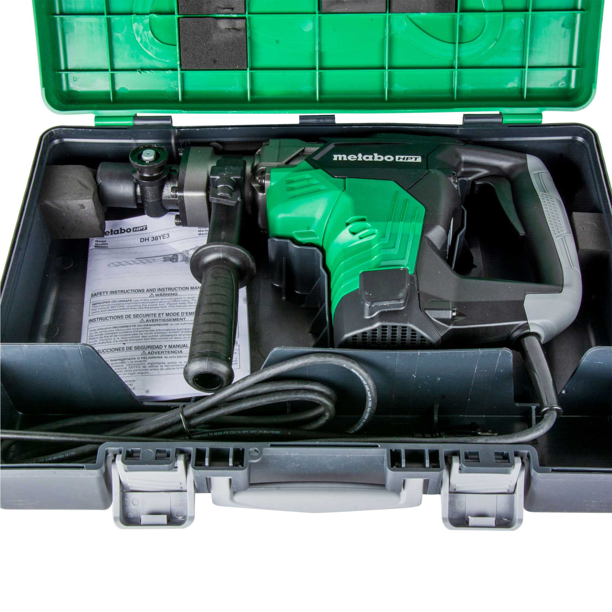 Metabo HPT 10 Amp 1-9/16" Spline Shank Rotary Hammer - Outil seul