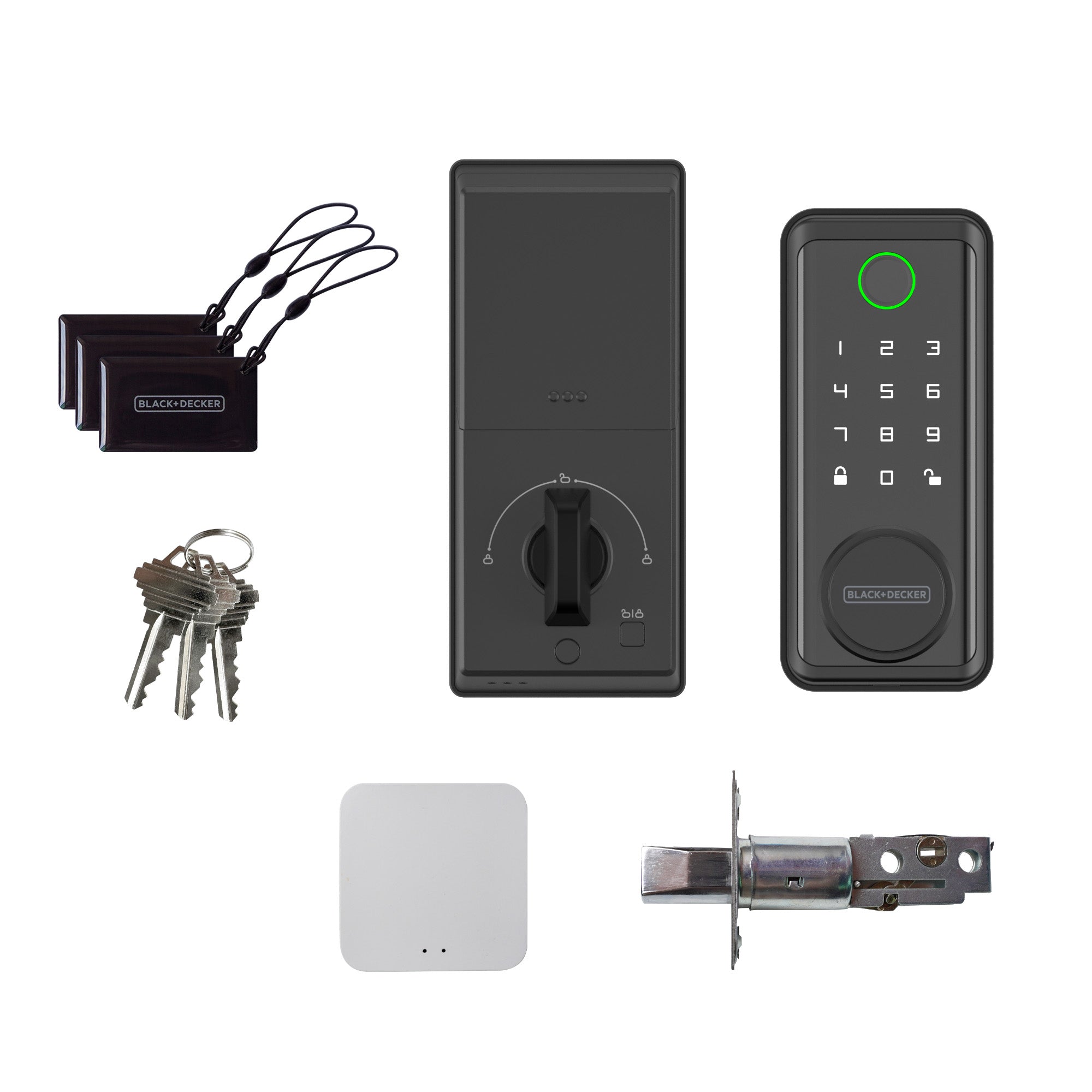 Black & Decker Smart Lock with Gateway - Black