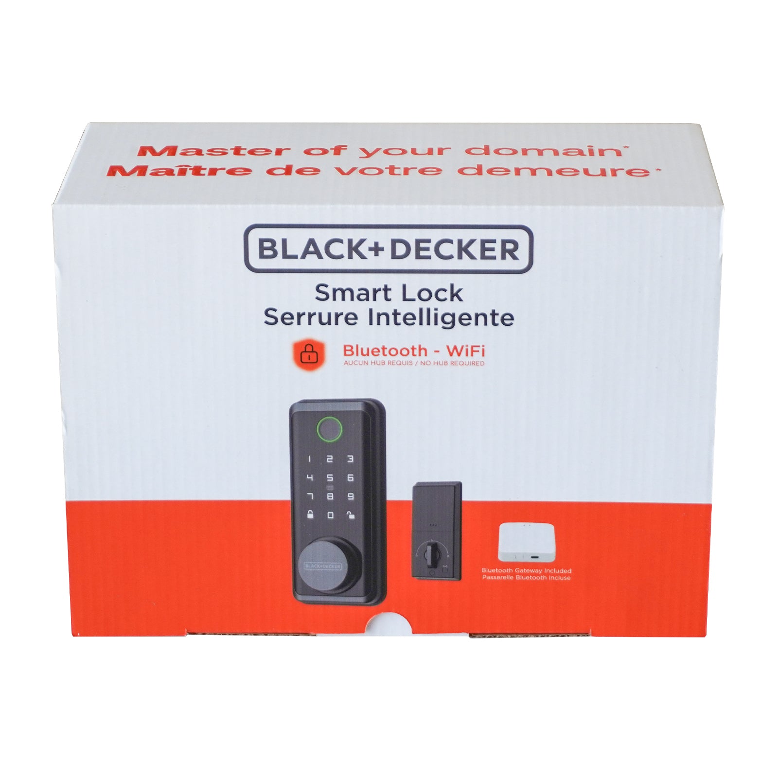 Black & Decker Smart Lock avec Gateway - Noir