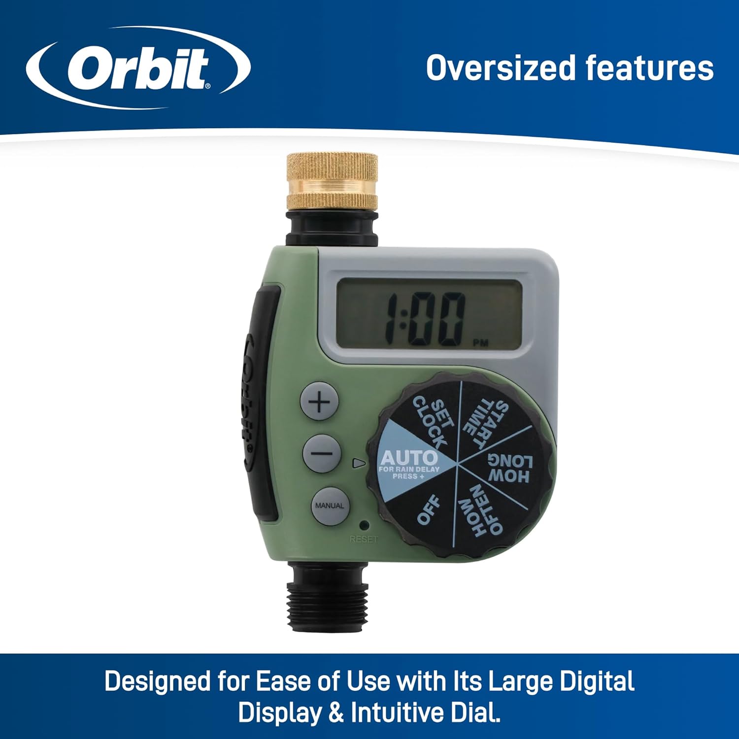 Orbit One Outlet Single Dial Hose Faucet Timer