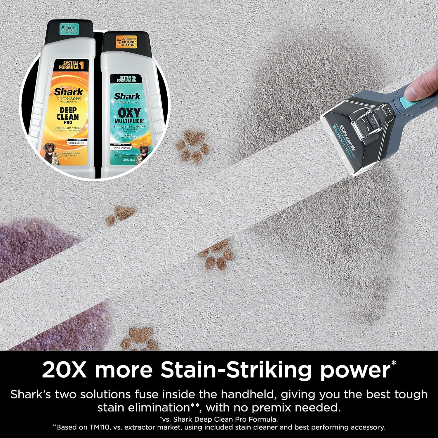 Refurbished Shark EX200C Carpet Xpert with Stain Striker