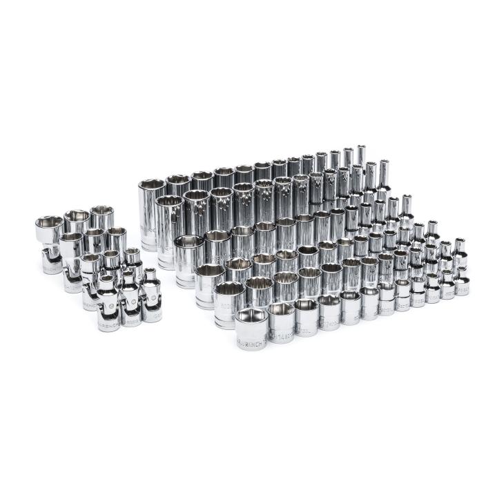 Gearwrench Jeu de douilles métriques Master 1/4" Drive avec plateau de rangement en mousse - 89 pièces