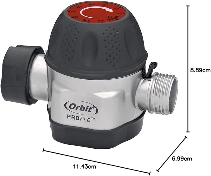 Minuteur d'arrosage mécanique Orbit Metal - 2 packs