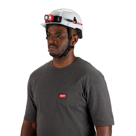 Milwaukee Type 2 Class C Vented Safety Helmet - White