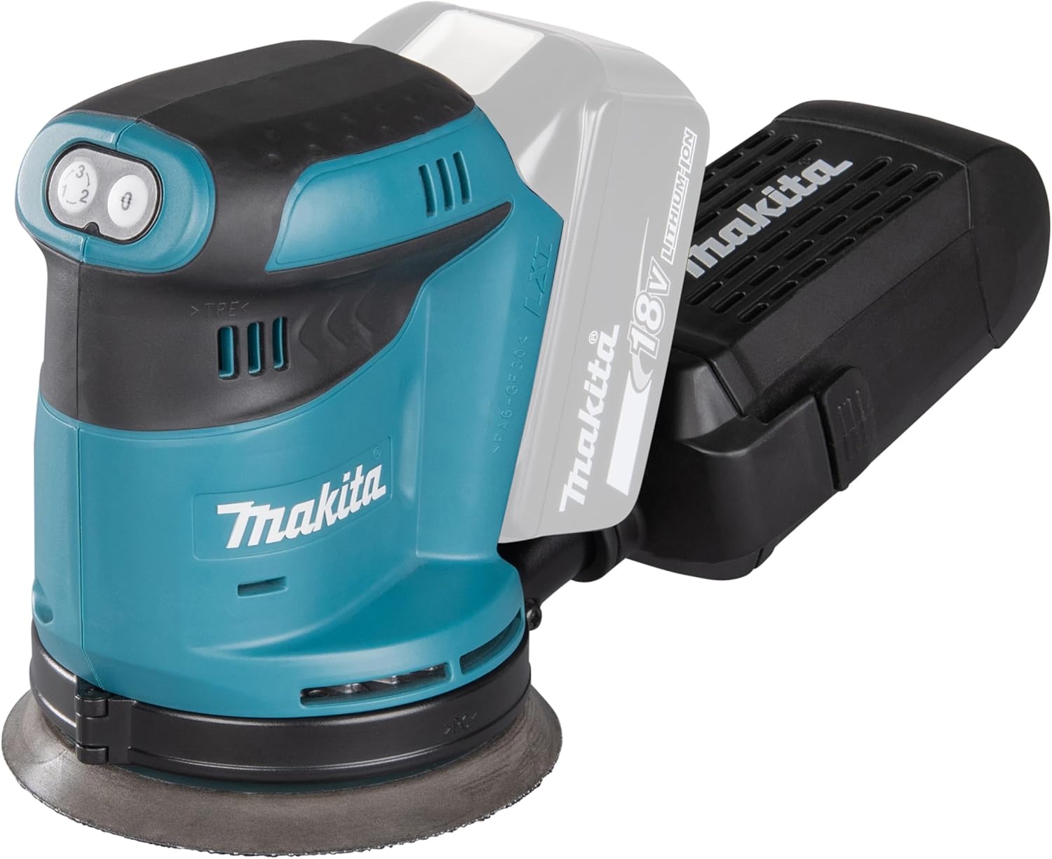 Makita Ponceuse sans fil 18V Li-Ion - 125 mm