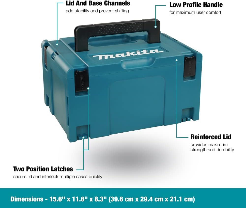 Makita Interlocking Case Large 8-1/2" x 15-1/2" x 11-5/8"