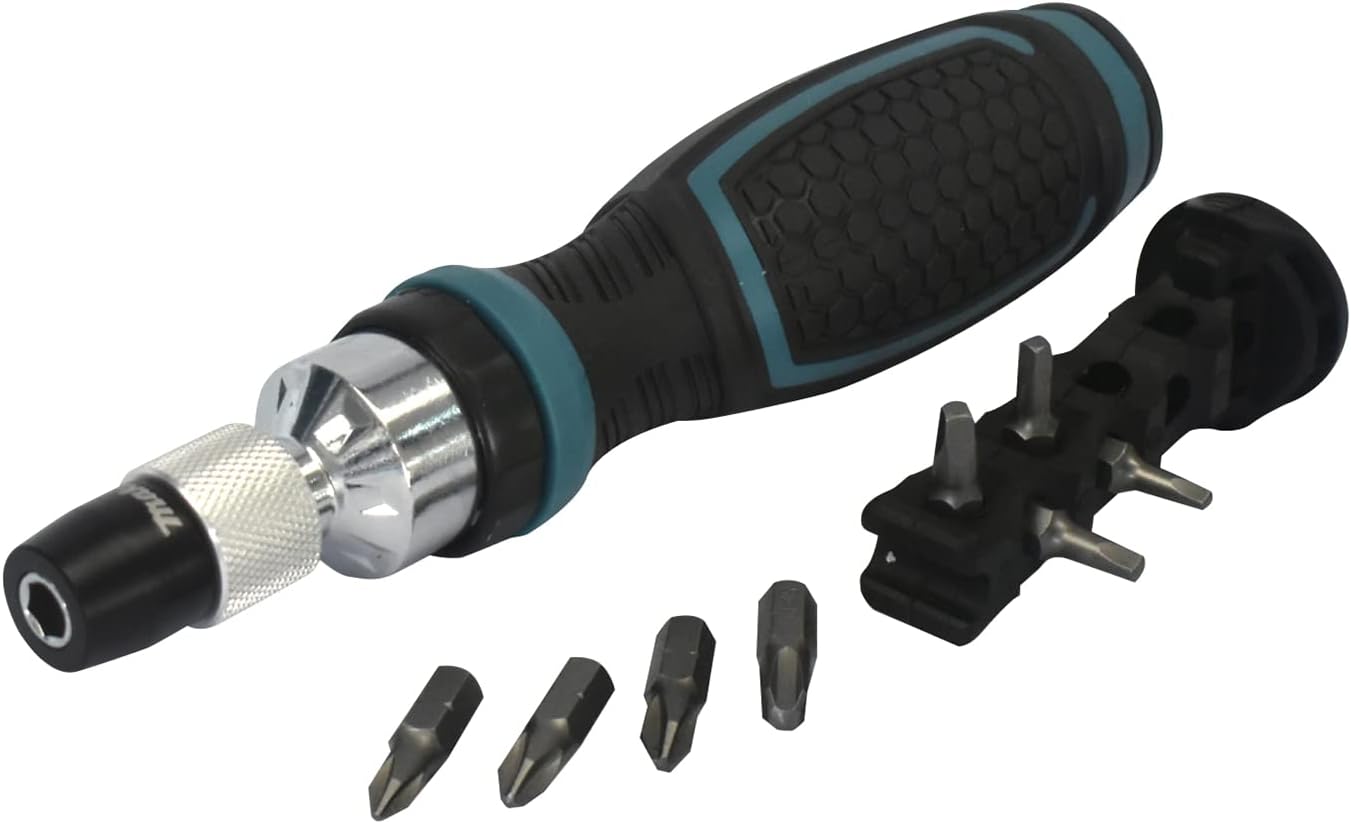 Makita Multi Bit Ratcheting Screwdriver - 8 PC