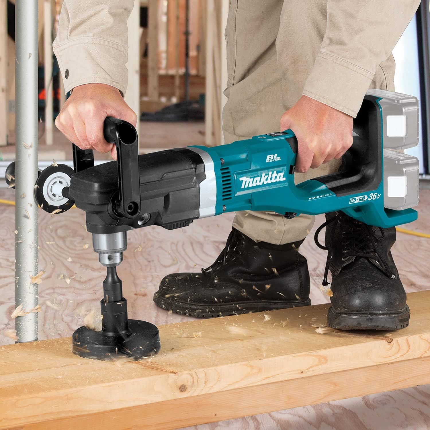 Makita 36V LXT Brushless Cordless 1/2" Angle Drill - Tool Only