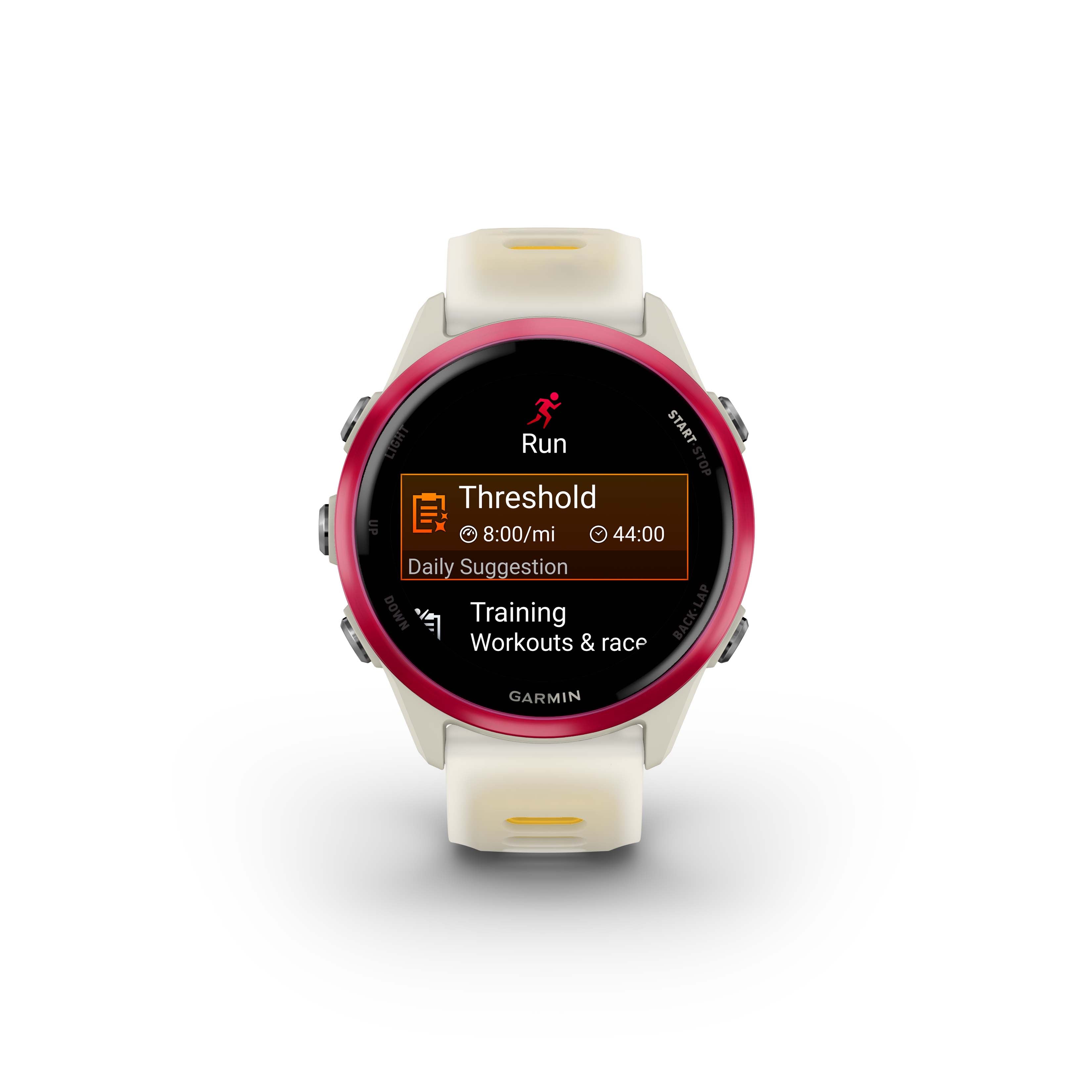 Garmin Forerunner 570 42mm - Bone Raspberry Mango