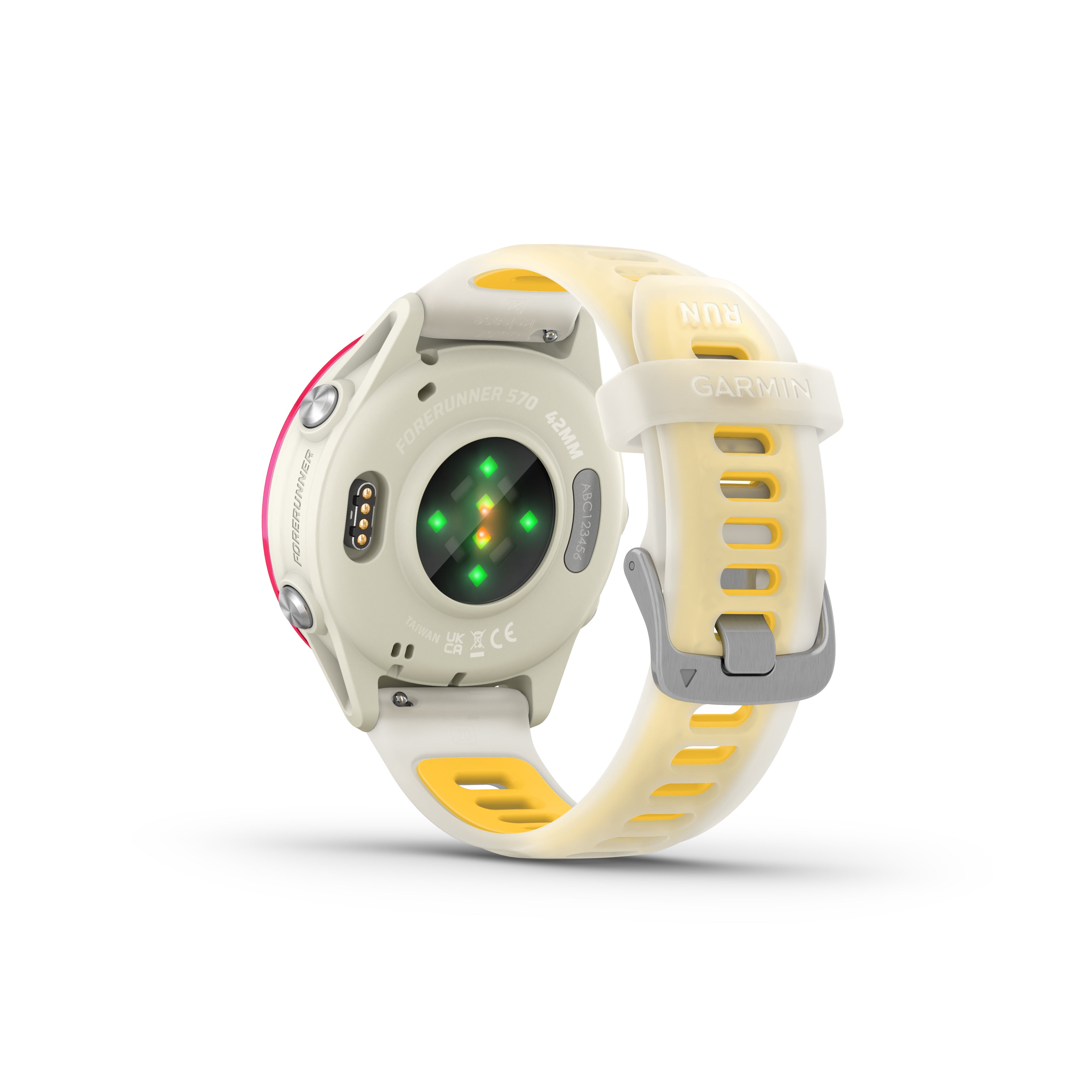 Garmin Forerunner 570 42mm - Bone Raspberry Mango