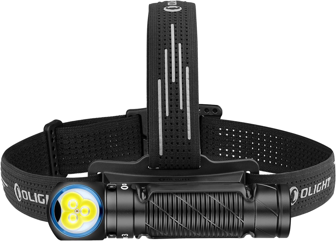Olight Perun 3 Lampe frontale de camping LED rechargeable 3000 Lumens - Noir