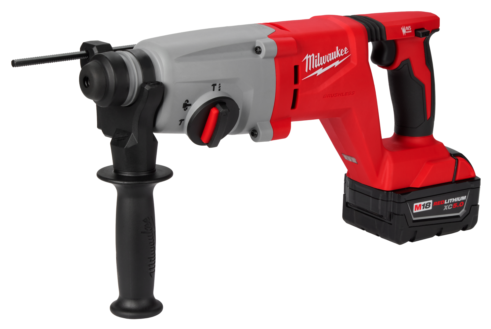 Milwaukee M18 18V 1" Lithium-Ion Brushless Cordless Handle Rotary Hammer - Tool Only