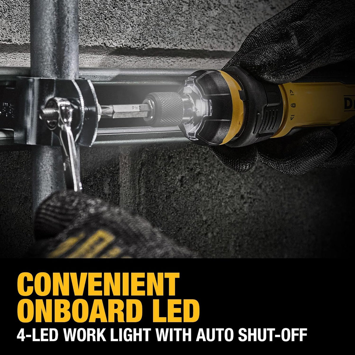 Tournevis sans fil Dewalt avec commande Flex Drive et embouts de vissage