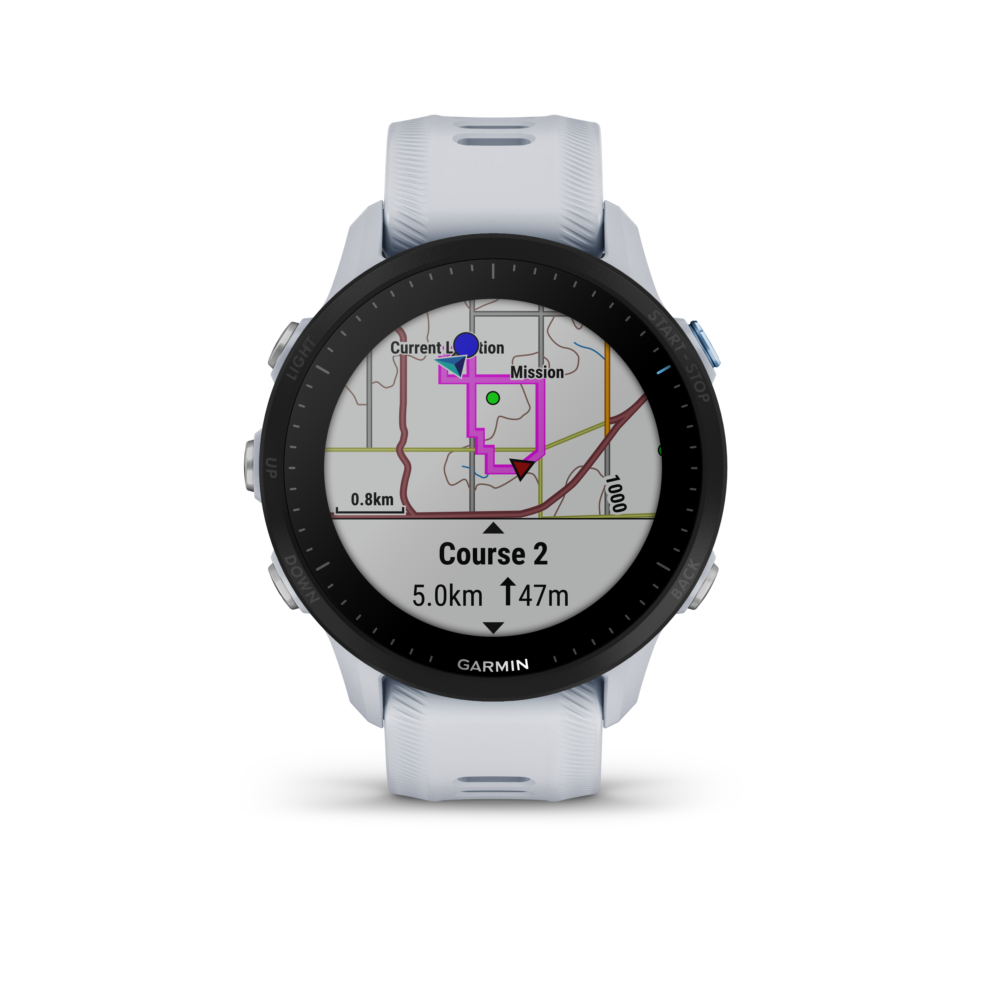 Garmin Forerunner 955 - White stone