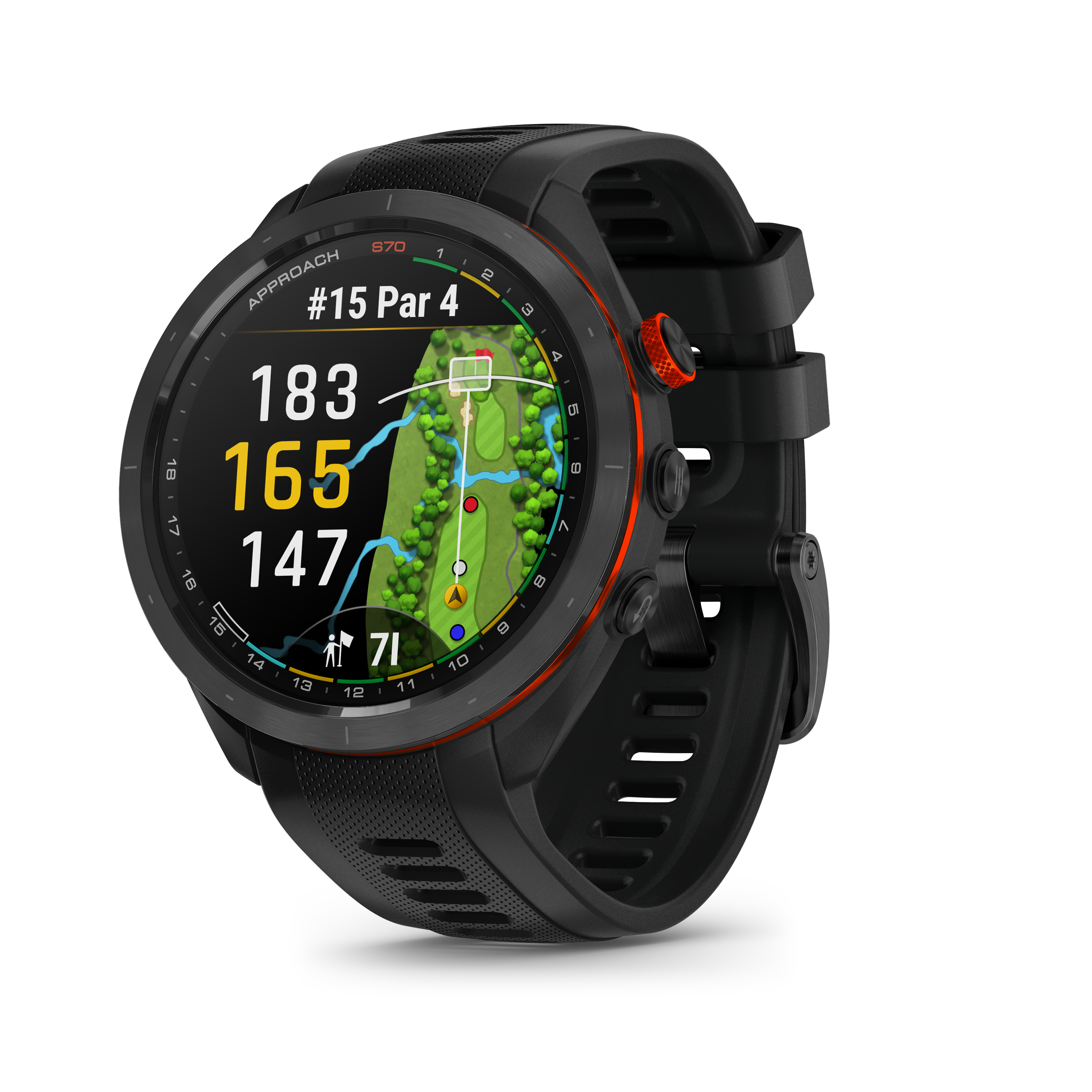 Garmin Approach S70 Premiun Golf GPS Watch - Black