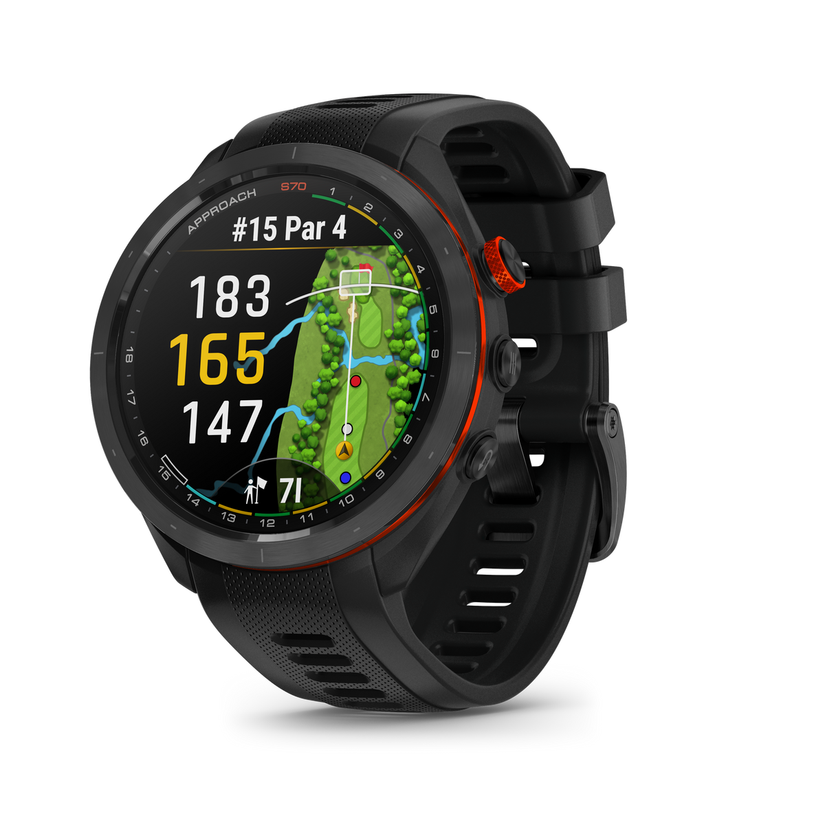 Garmin Approach S70 Premiun Golf GPS Watch - Black