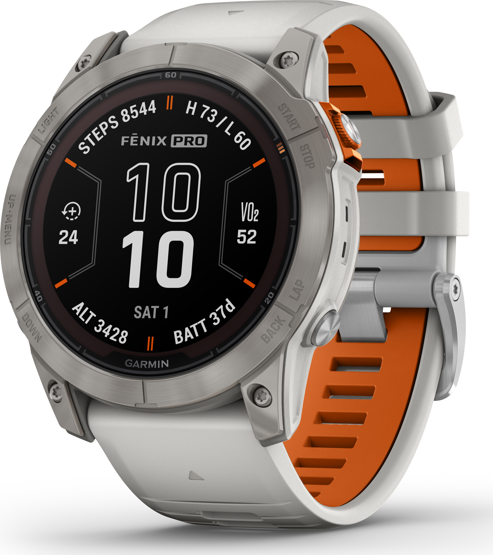 Garmin Fenix 7x Pro-Sapphire Solar GPS Smartwatch - Fog Gray
