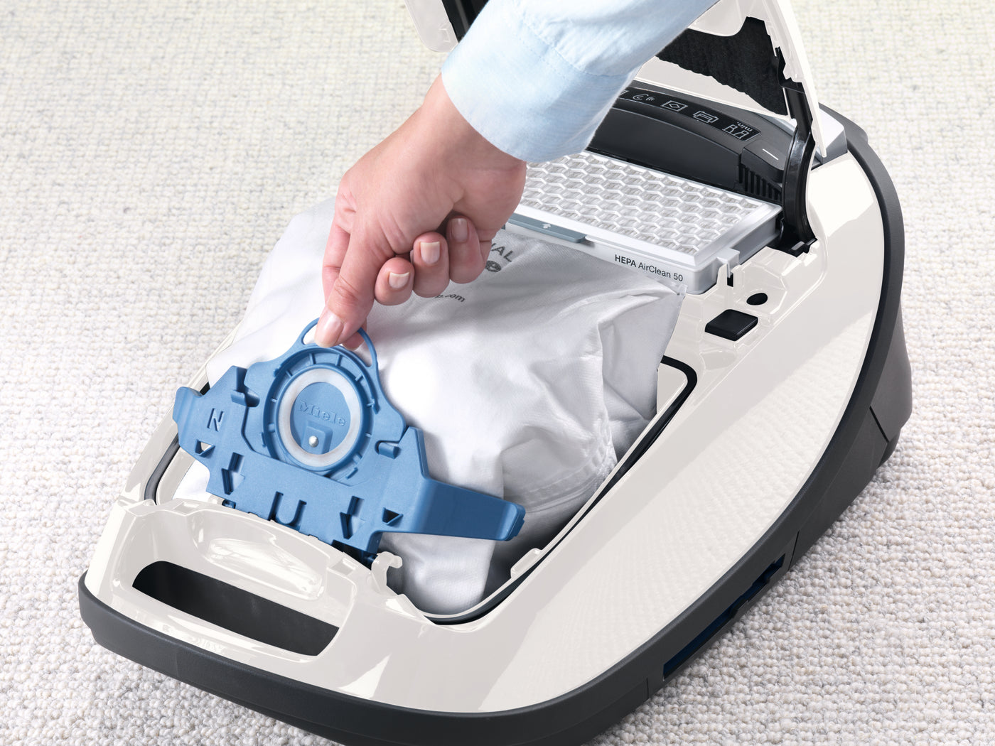 Miele Complete C3 Excellence Vacuum Cleaner - Lotus White