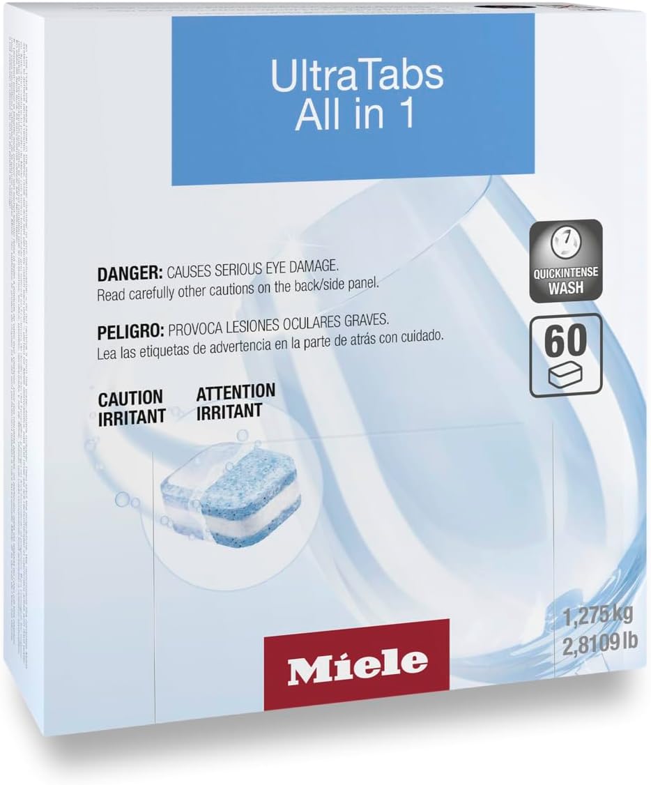 Miele Ultra Tabs Hy Clean Dishwasher Tablets - 60 Count