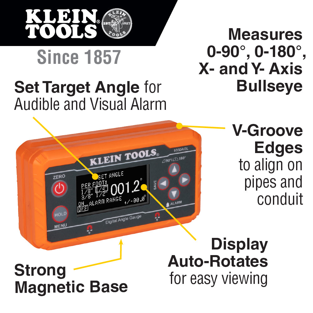 Klein Tools Digi Level avec angles programmables