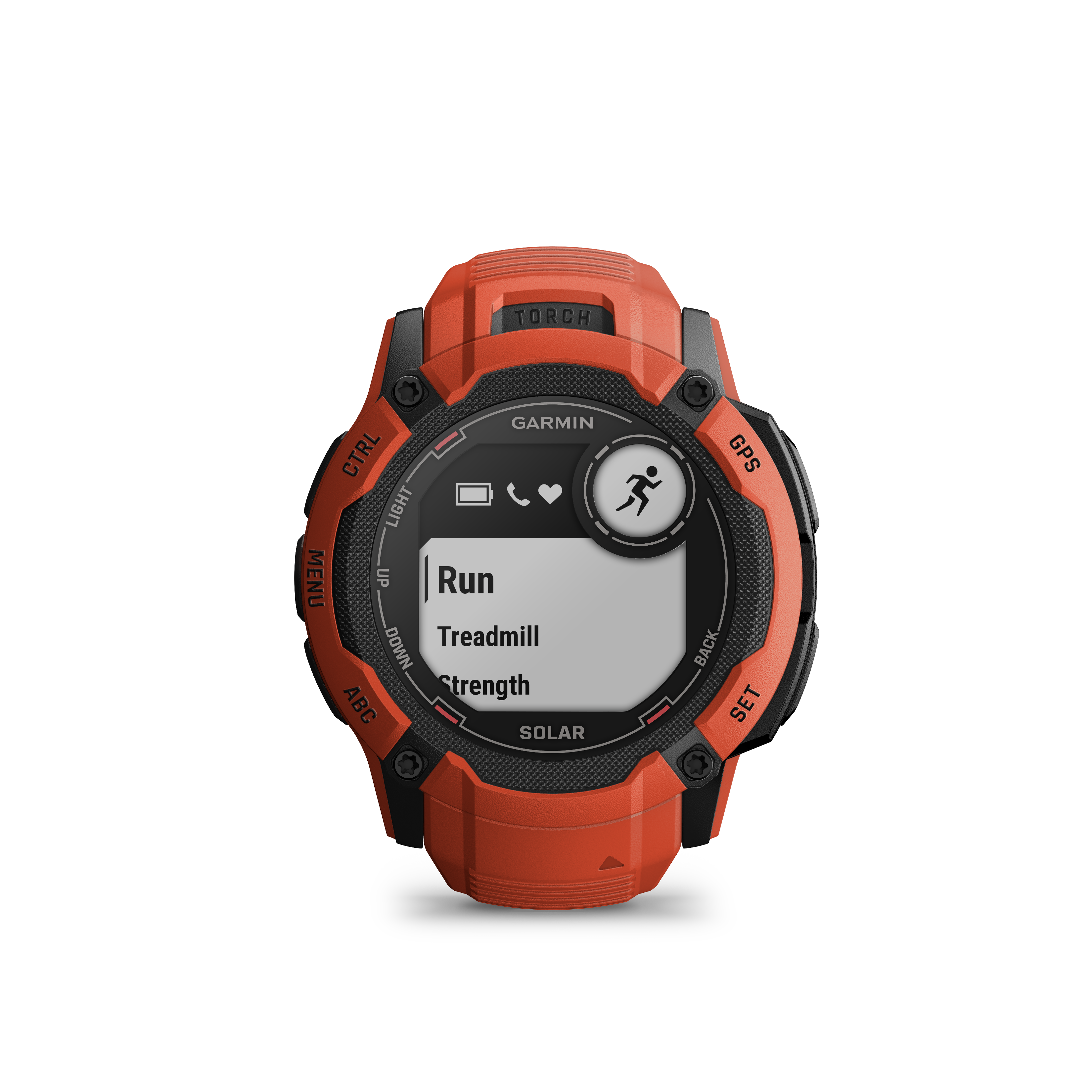 Garmin Instinct 2X Solar GPS Smartwatch - Rouge flamme