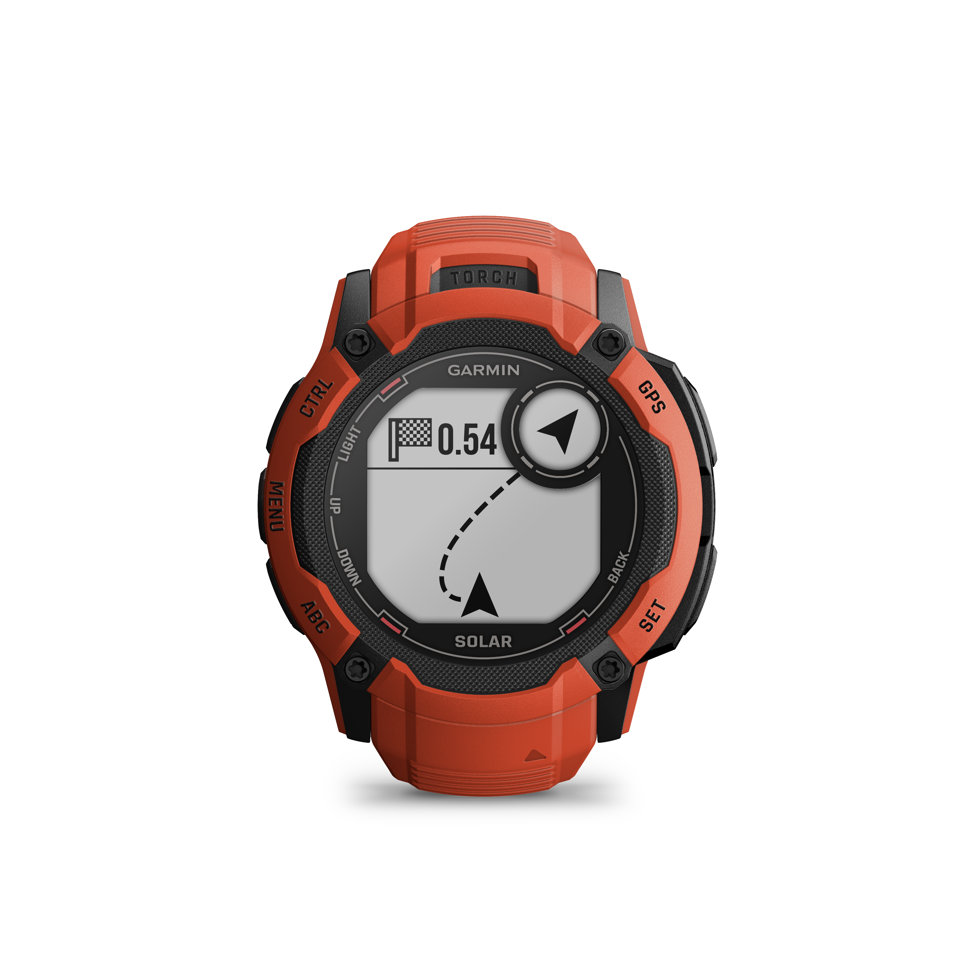 Garmin Instinct 2X Solar GPS Smartwatch - Rouge flamme