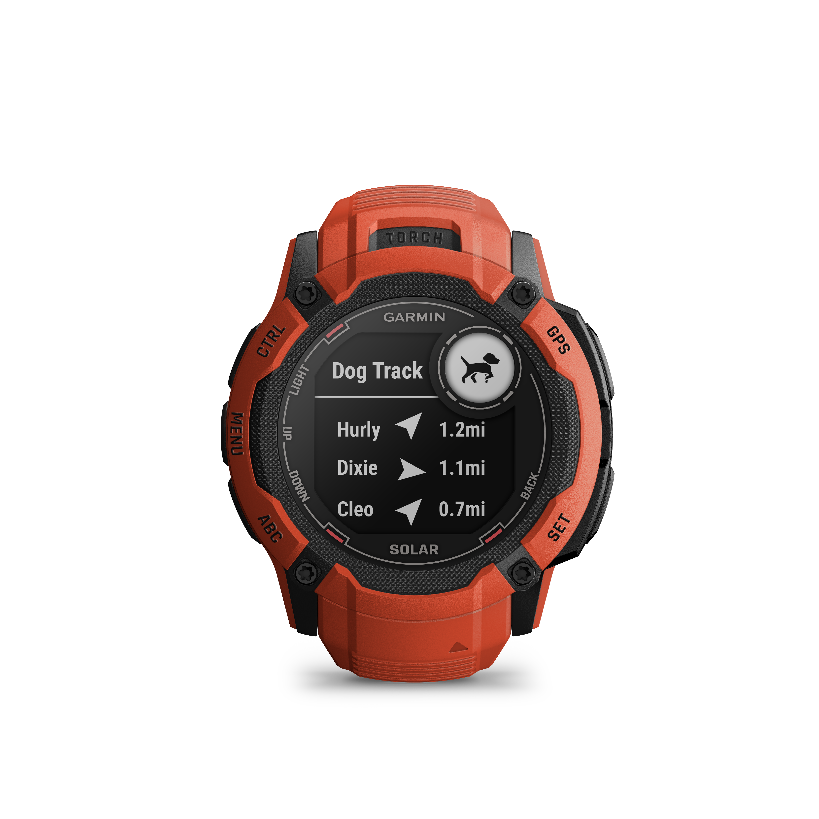 Garmin Instinct 2X Solar GPS Smartwatch - Rouge flamme
