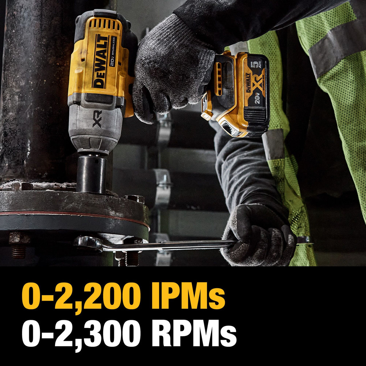 Kit de clé à chocs sans fil Dewalt 20 V Max