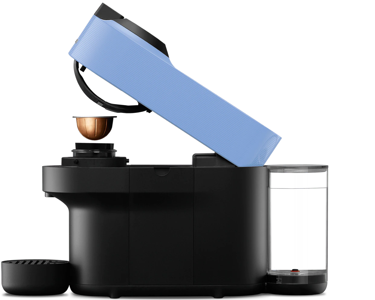 Nespresso Vertuo Pop+ Coffee and Espresso Machine by De'Longhi - Pacific Blue