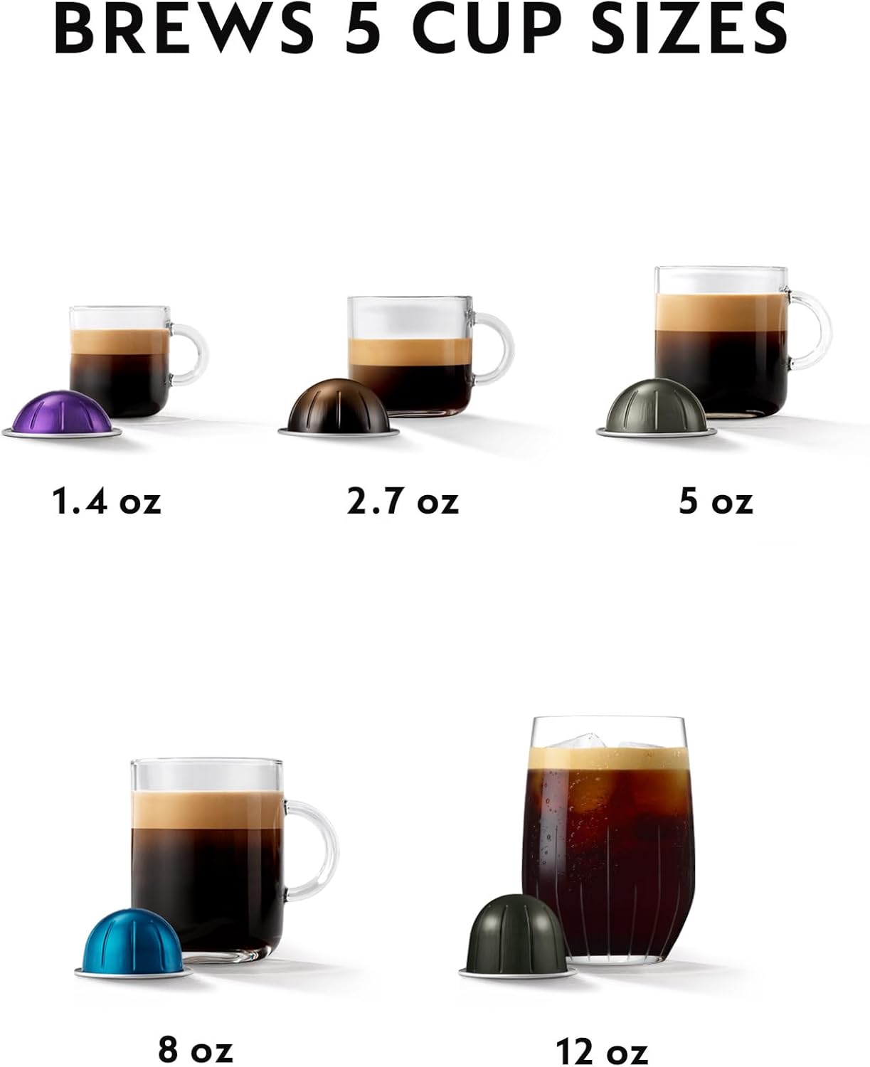 Machine à café et à espresso Nespresso Vertuo Pop+ de Breville - Rouge épicé