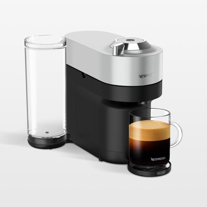 Nespresso Vertuo Pop Deluxe Coffee and Espresso Machine by Breville - Silver