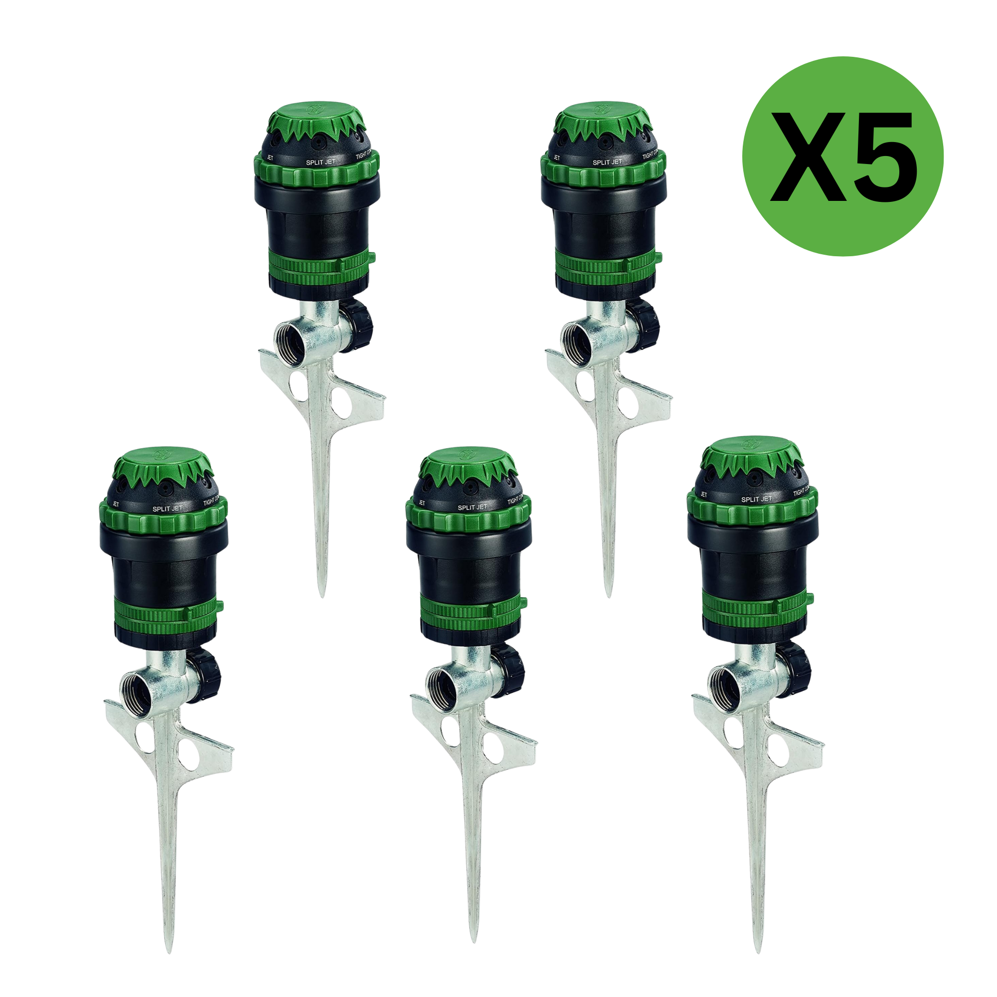 Orbit H2O - 6 Gear Drive Sprinkler - 5 Pack