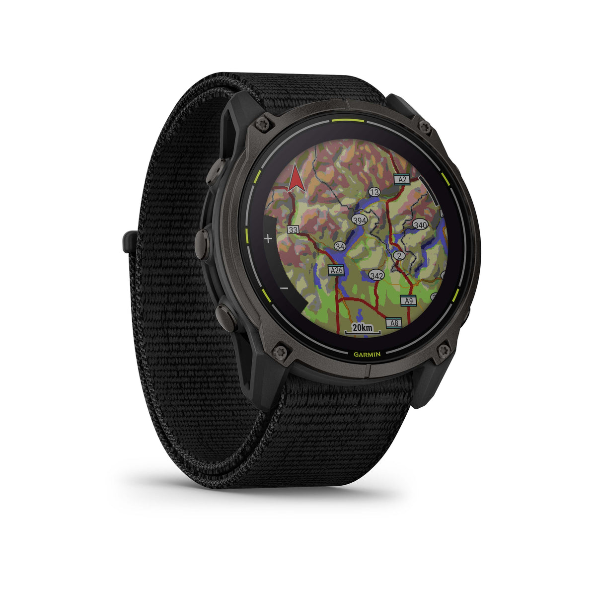 Garmin Enduro 3 51 mm Solar Sapphire - Gris carbone