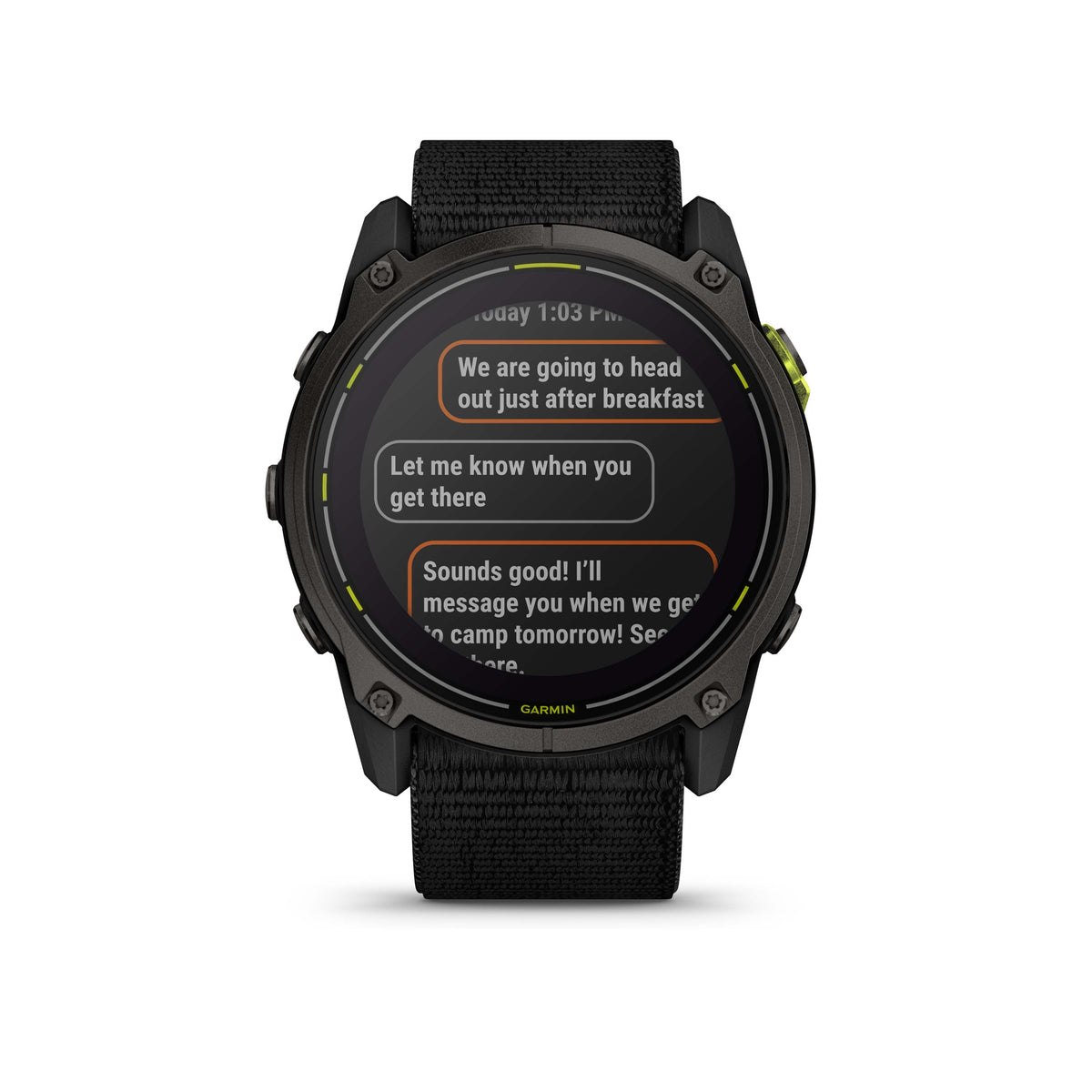 Garmin Enduro 3 51 mm Solar Sapphire - Gris carbone