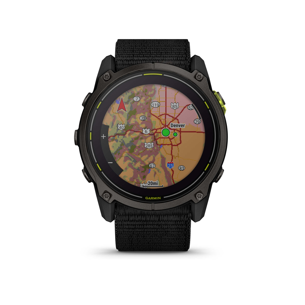 Garmin Enduro 3 51 mm Solar Sapphire - Gris carbone