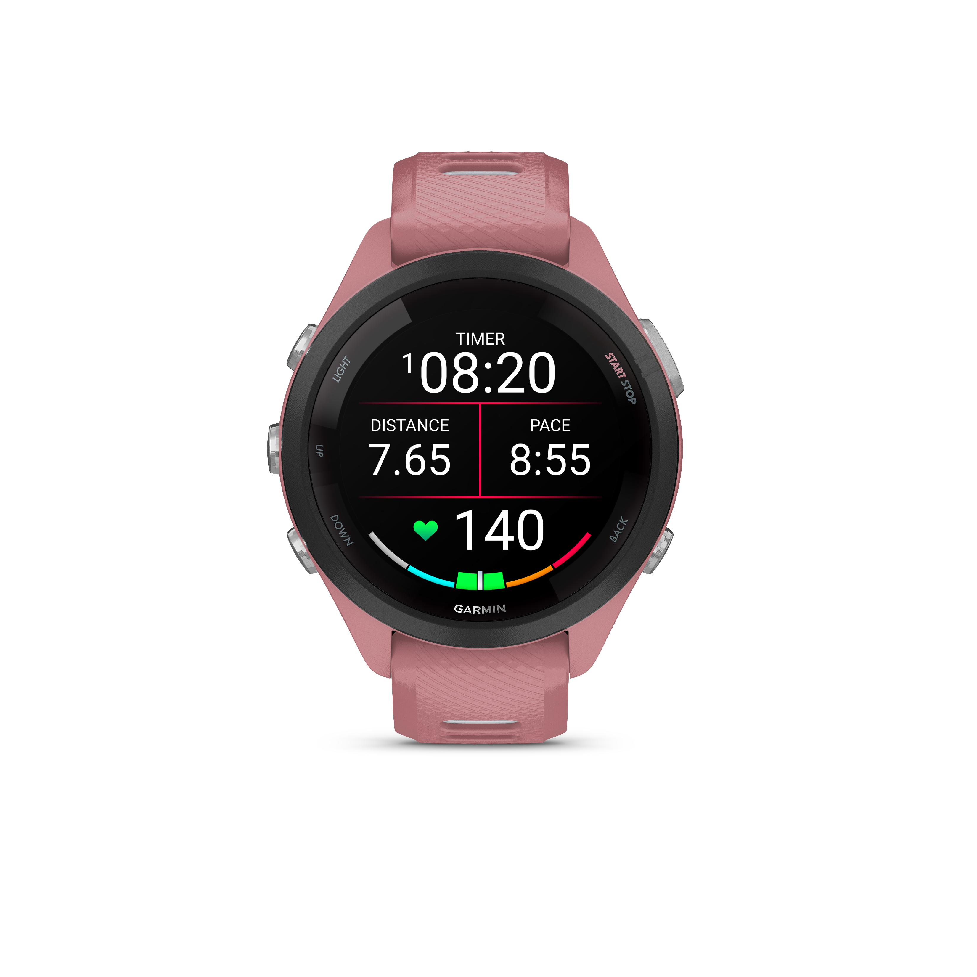 Garmin Forerunner 265S Smartwatch - Rose clair