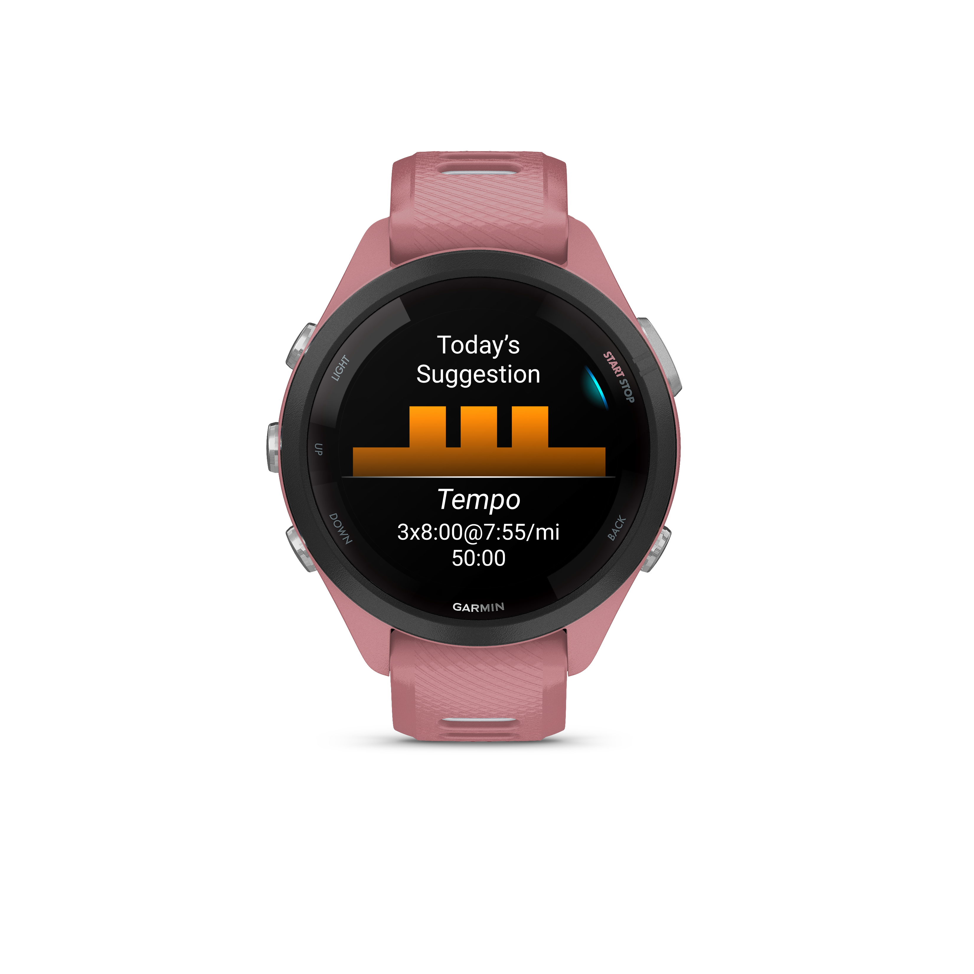 Garmin Forerunner 265S Smartwatch - Light Pink