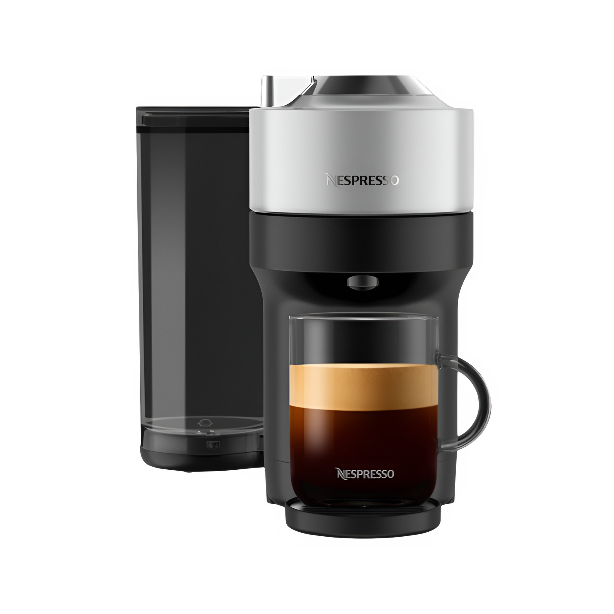 Nespresso Vertuo Pop Deluxe Coffee and Espresso Machine by Breville - Silver