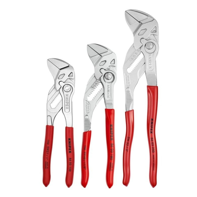 Knipex 3 Piece Pliers Wrench Set