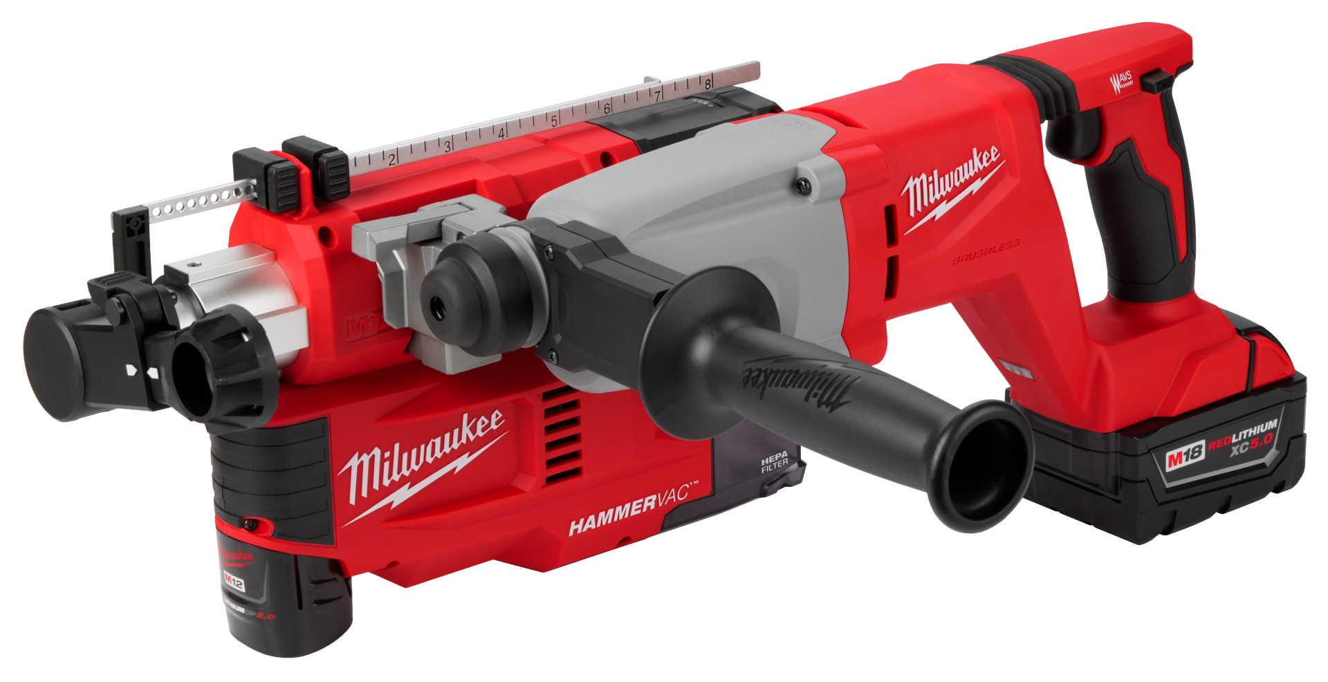 Milwaukee M18 18V 1" Lithium-Ion Brushless Cordless Handle Rotary Hammer - Tool Only