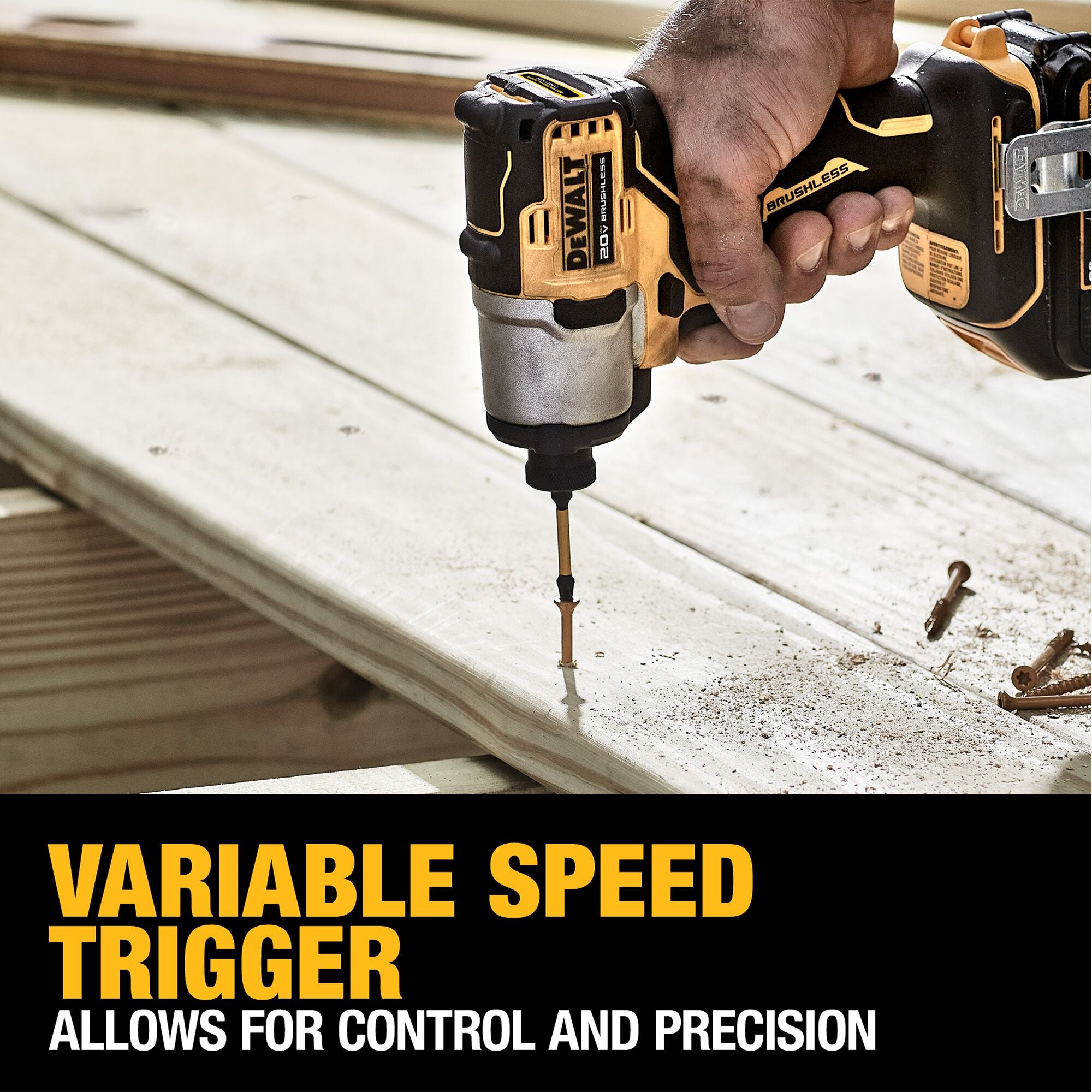 Dewalt 20V Max 1/4" Led Brushless Cordless Impact Driver