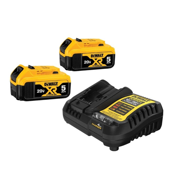 Dewalt 20V Max XR Hammer Drill - Impact Driver - Reciprocating Saw & Work Light - Power Tools Combo Kit